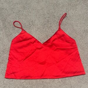 superdown Red Crop Top
